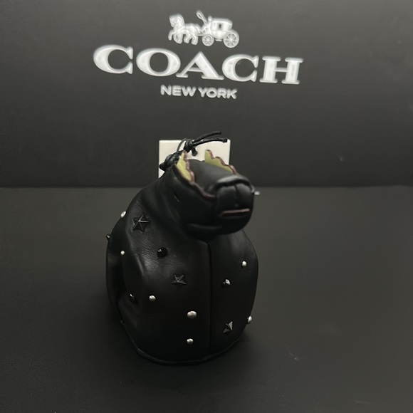 NWT Coach X NASA Rexy Studded Coin purse Bag Charm Space Star Rivet Zipper FOB - Picture 3 of 9